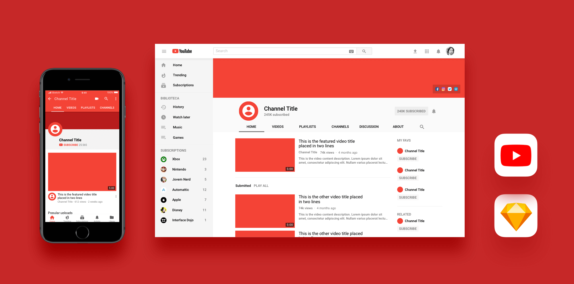 youtube-sketch-template